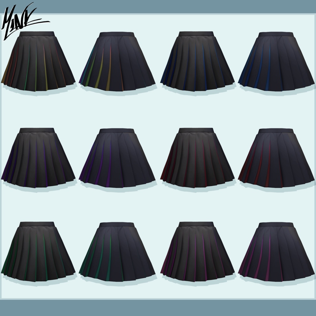 ★【VRoid】Secret Color Skirts★