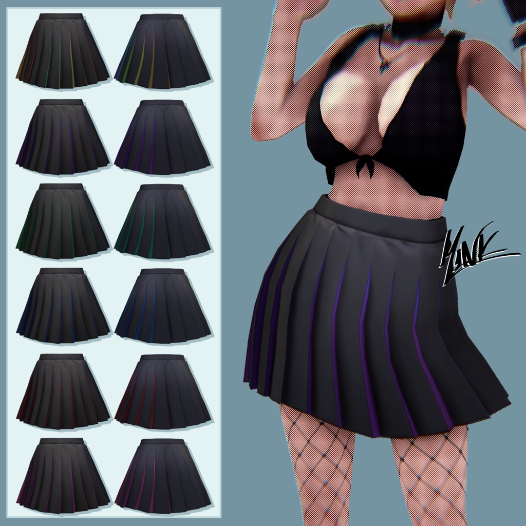 ★【VRoid】Secret Color Skirts★