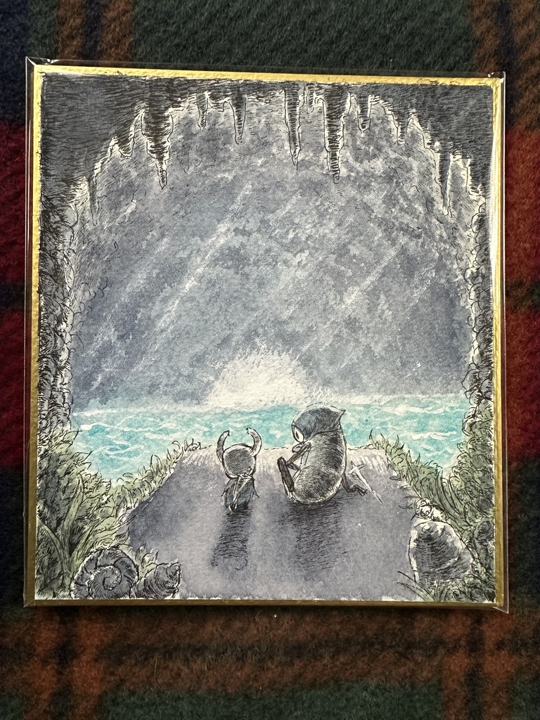 ミニ色紙サイズ原画