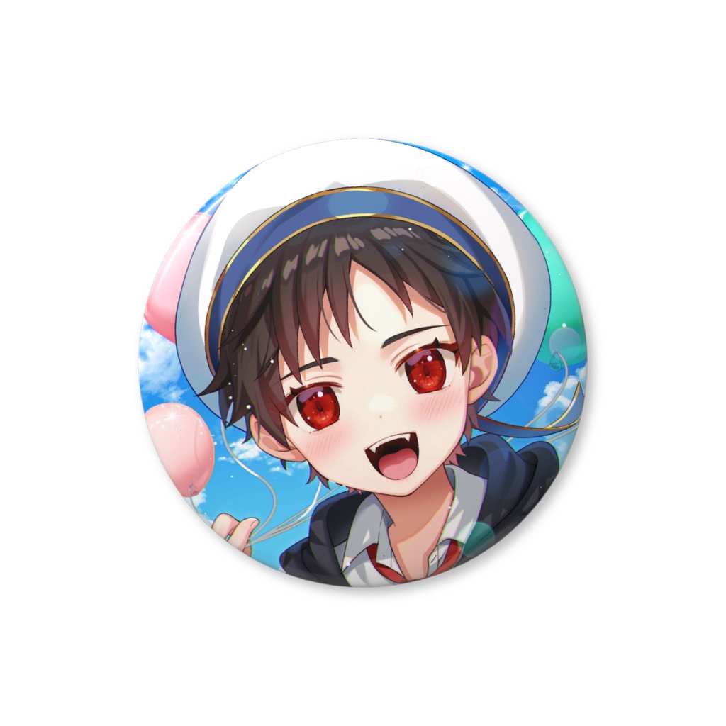 1周年記念缶バッジ(帽子あり)【菩薩院アシュラ1周年記念】