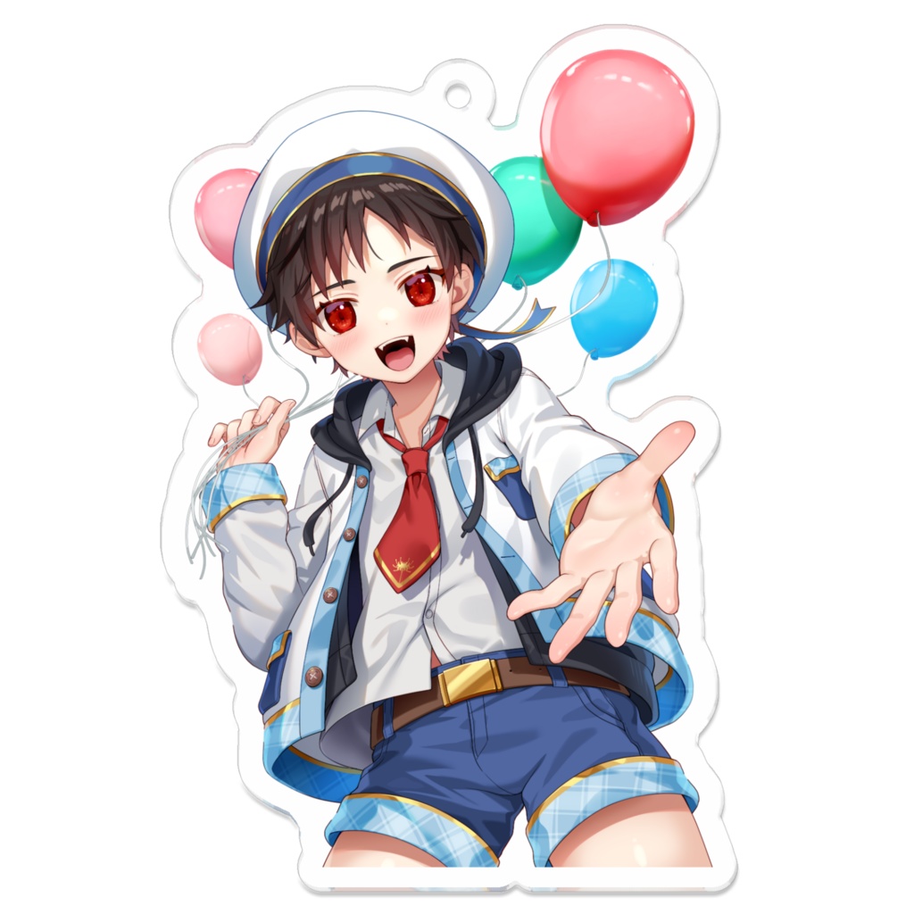 1周年記念アクリルキーホルダー(帽子あり)【菩薩院アシュラ1周年記念】