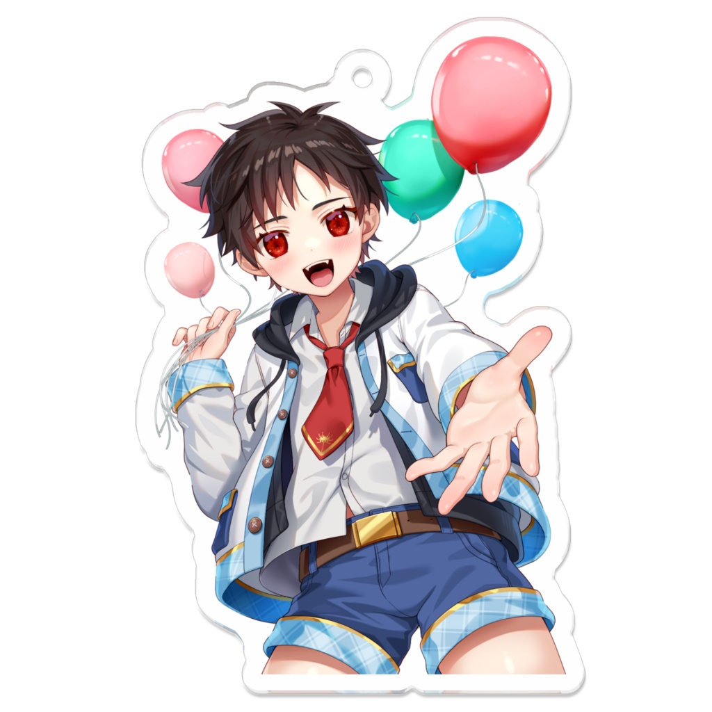 1周年記念アクリルキーホルダー(帽子なし)【菩薩院アシュラ1周年記念】