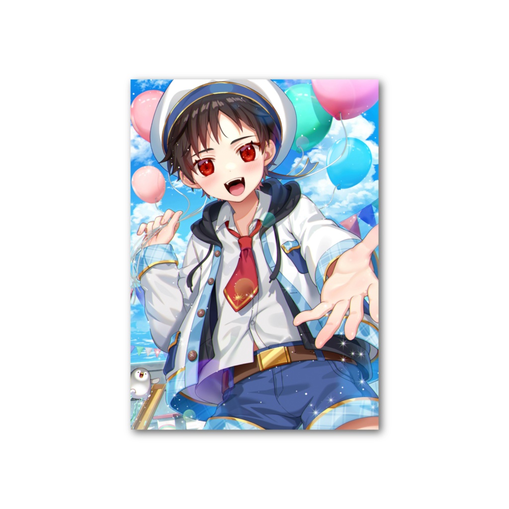 フォト風カード(1周年記念イラスト)