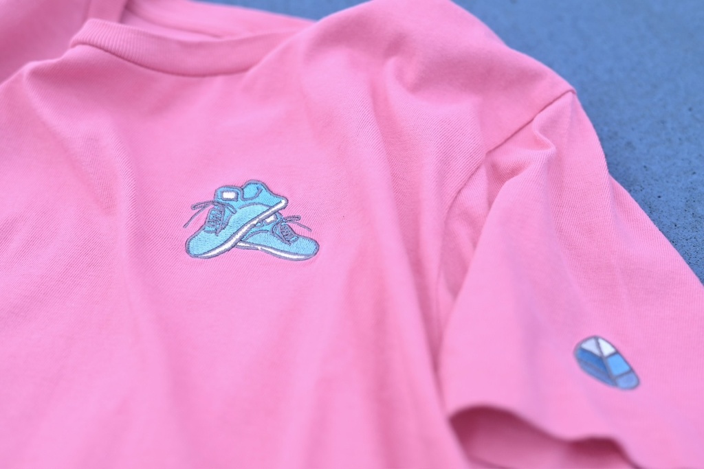 ロイヤルシューズTシャツ ピンク