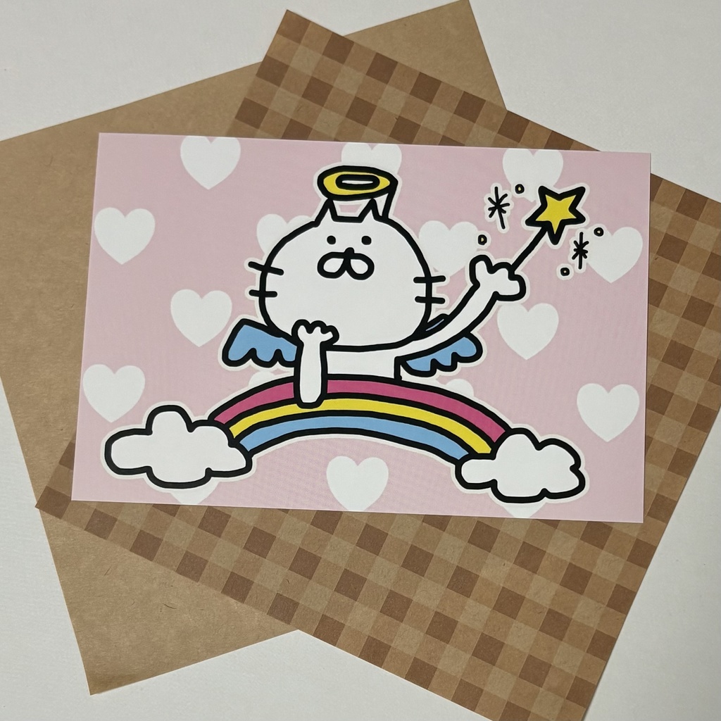 エンジェルねこちゃんポストカード