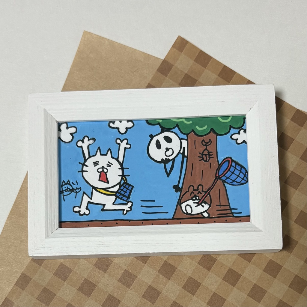ミニ原画「夏のイタズラ」