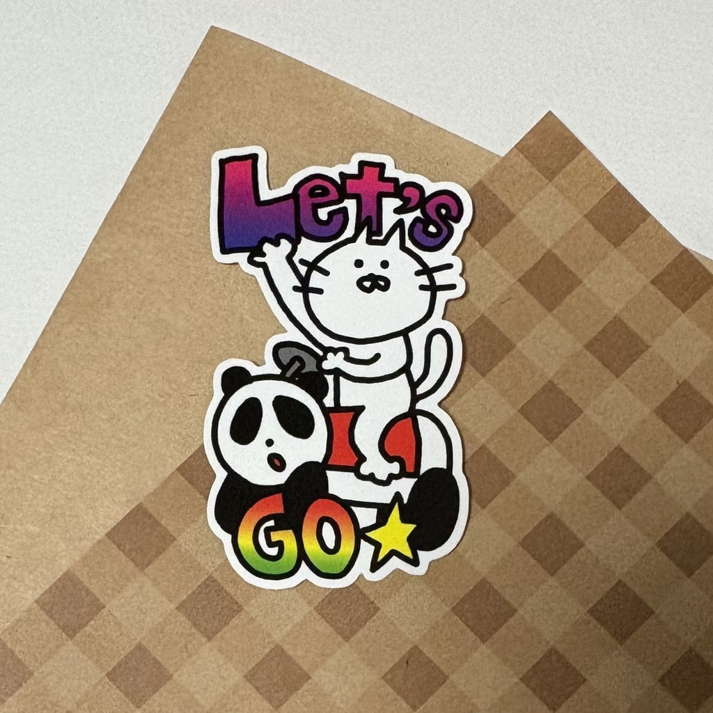 Let's Go!!ステッカー