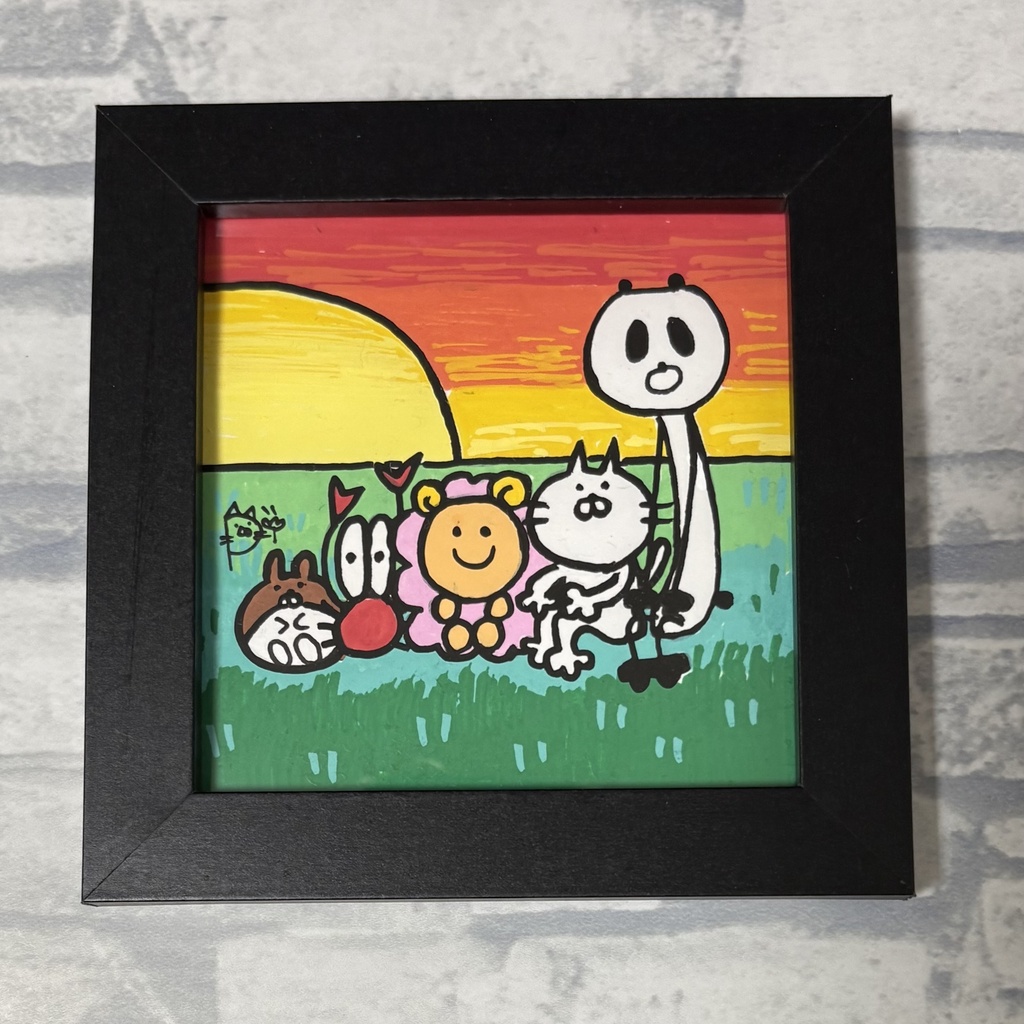 原画「夕焼け小焼け」