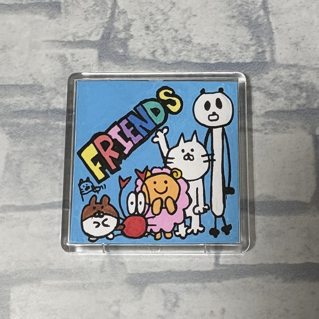 原画マグネット「仲良しフレンズ」