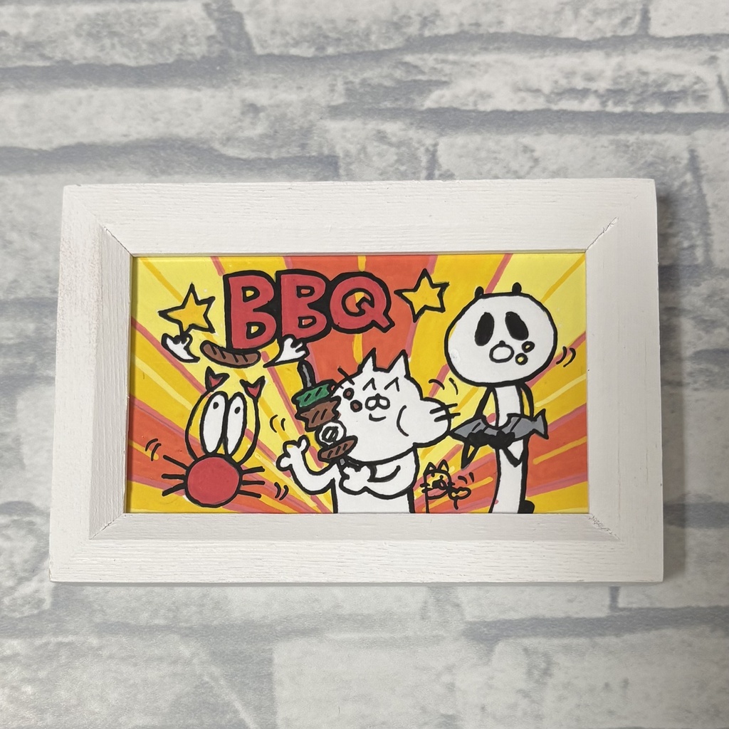 原画ミニ「⭐️BBQ⭐️」