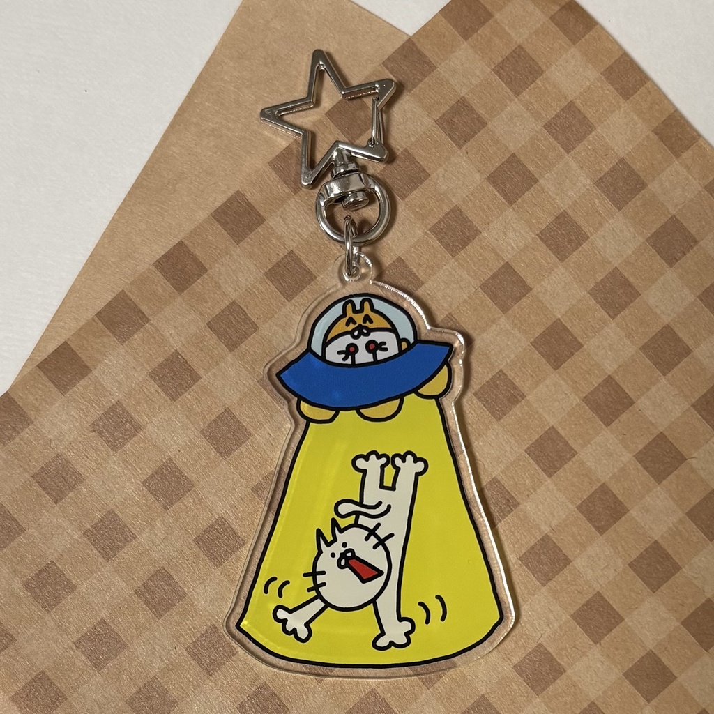 キャトルミューティレーションアクリルキーホルダー