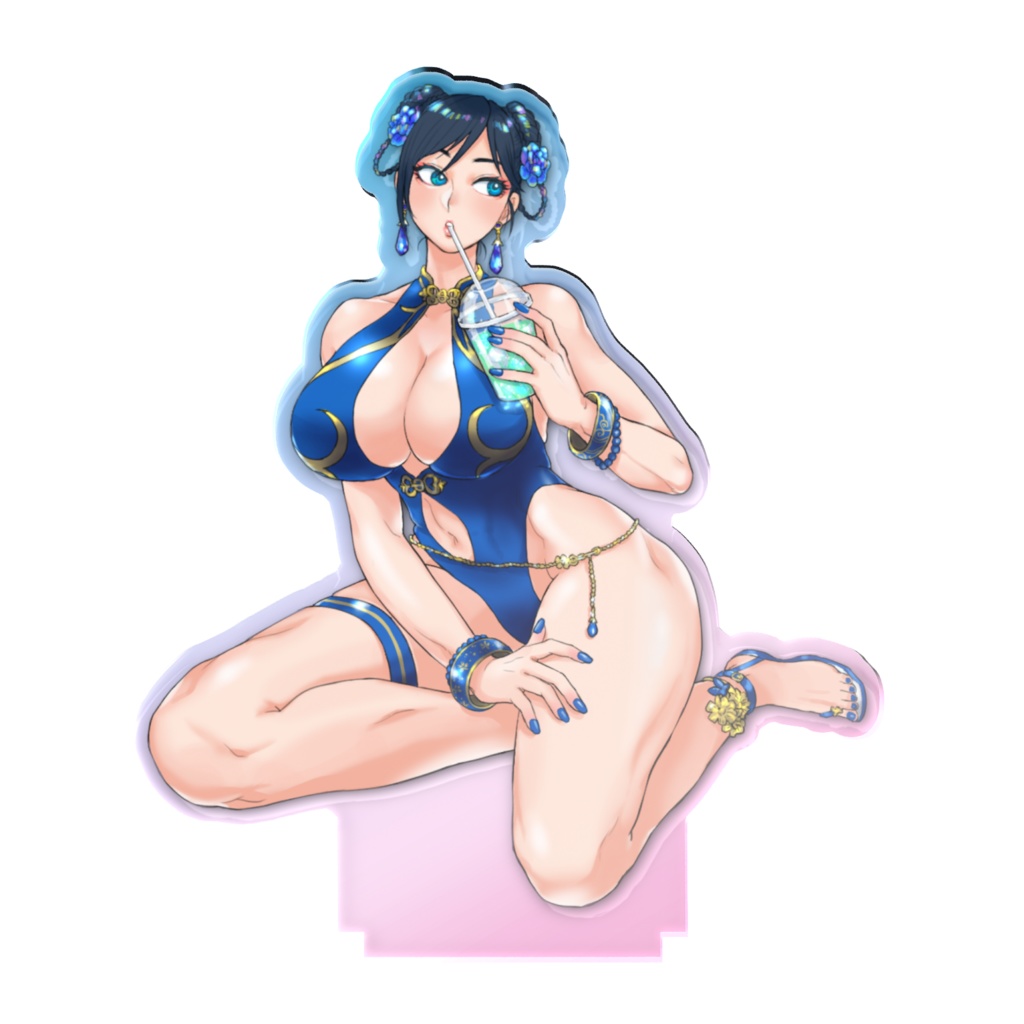 【P】春麗水着アクスタ