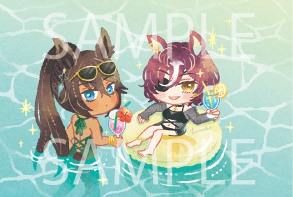 ポストカード 水着クリ＆ギム