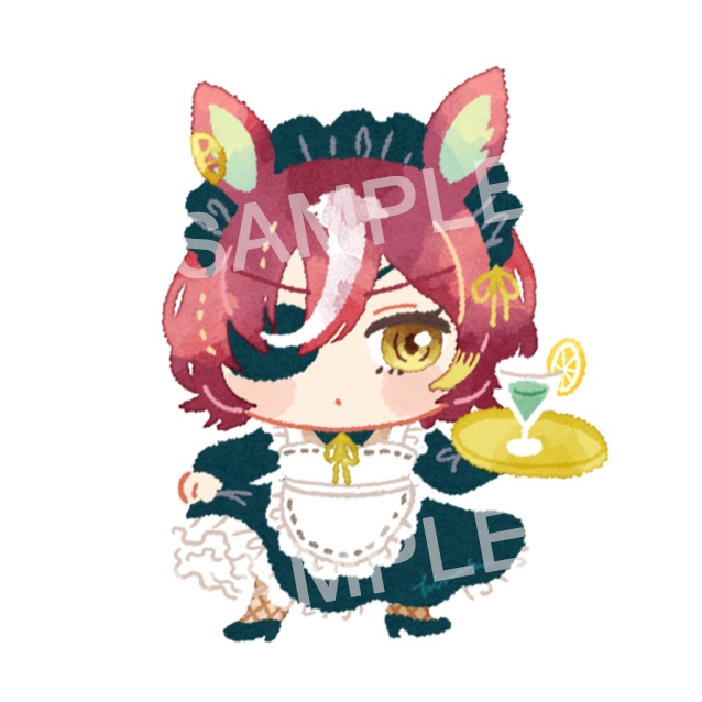 【微リニューアル】アクリルキーホルダー メイドギムレット