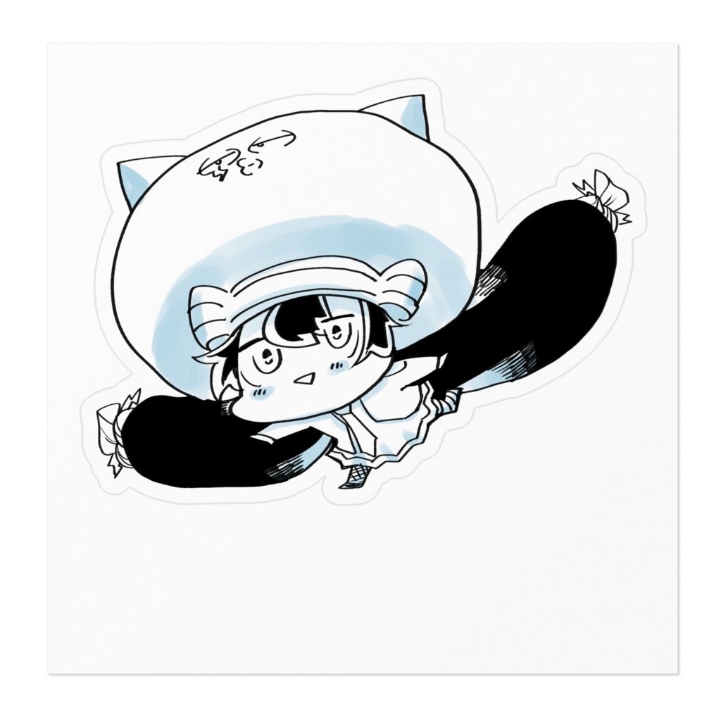 ふつうのウナさんステッカー