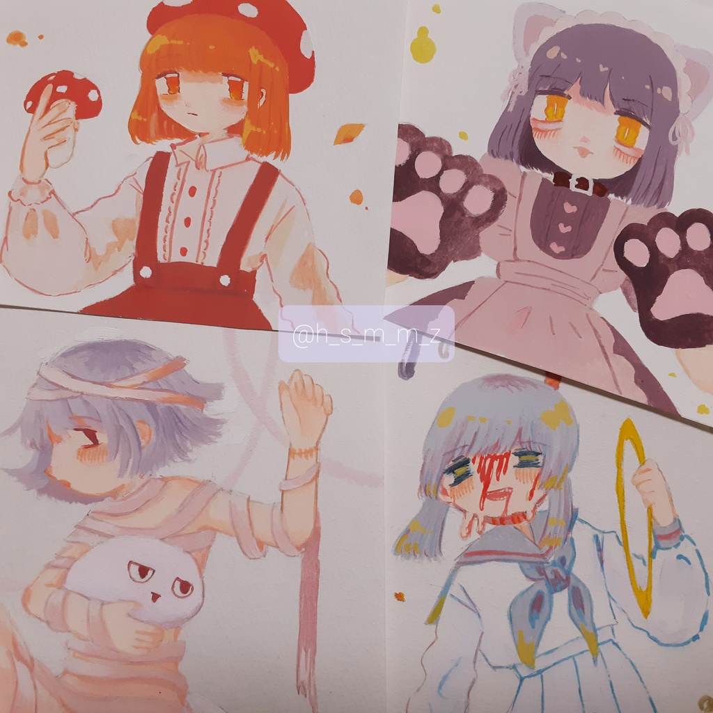 オリジナル ミニ原画 (秋)