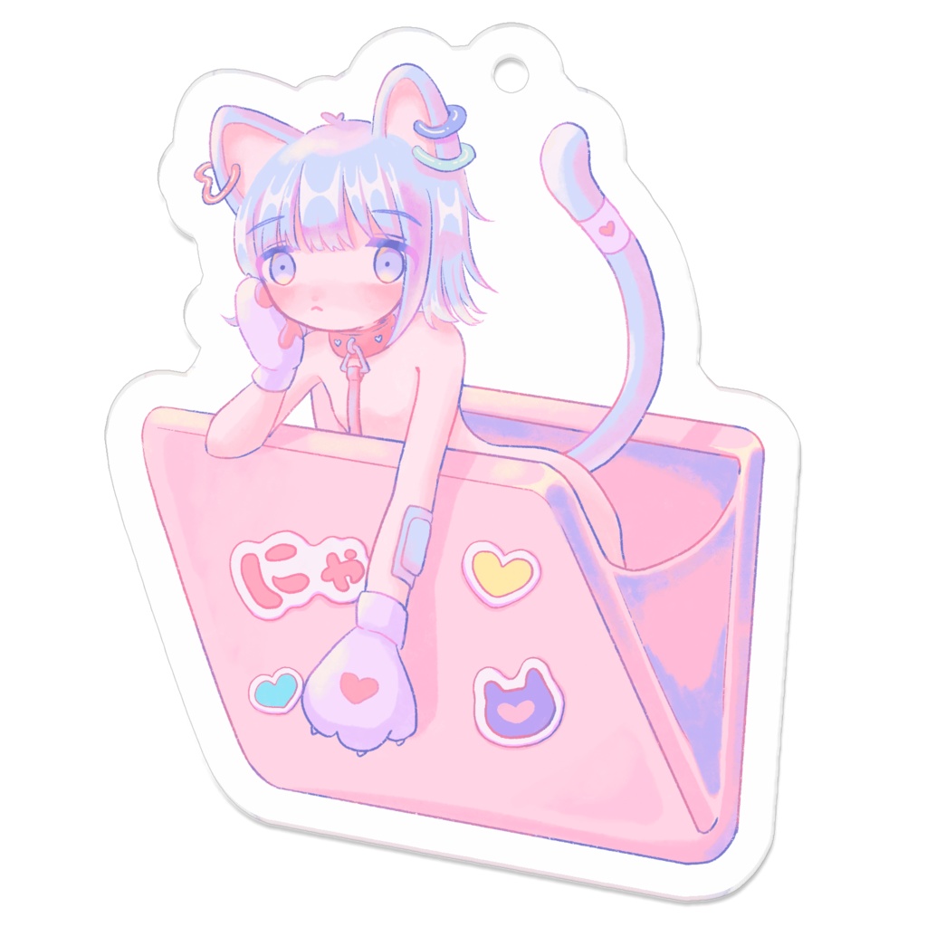 フォルダねこ　アクキー