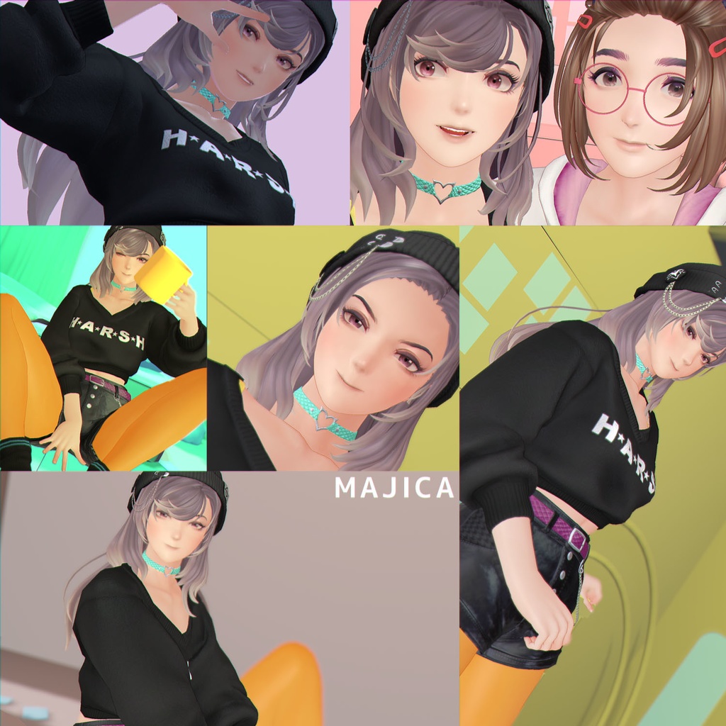 VR対応お姉さん"眞千佳"さん+干支アバター"ドラゴナ"さん