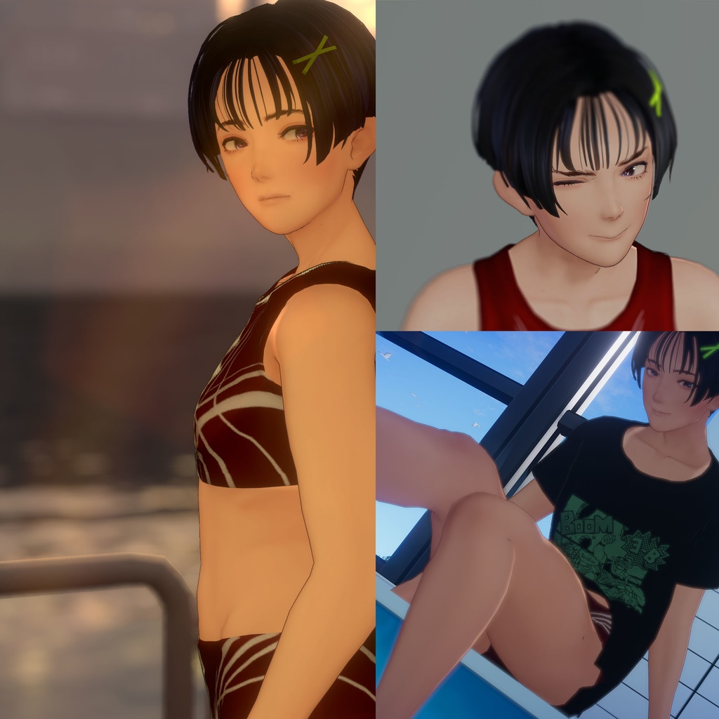 VRChat想定アバター「凛空」ちゃん