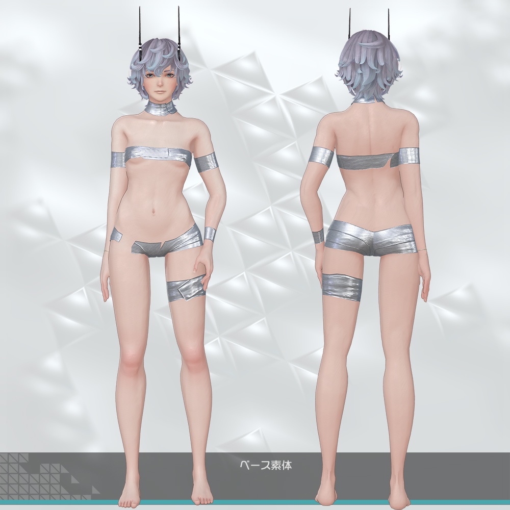 VRC用オリジナルアバター「ビアンカ」