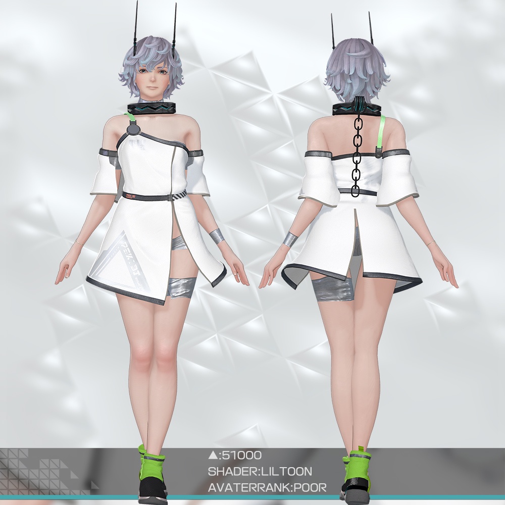 VRC用オリジナルアバター「ビアンカ」