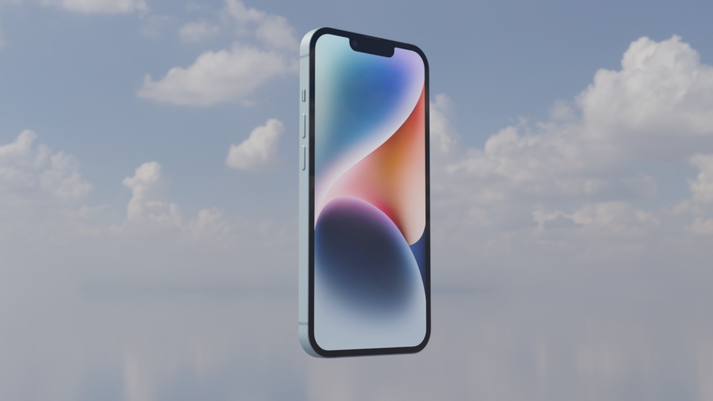 apple iPhone 14 model 全カラー〖Blender〗