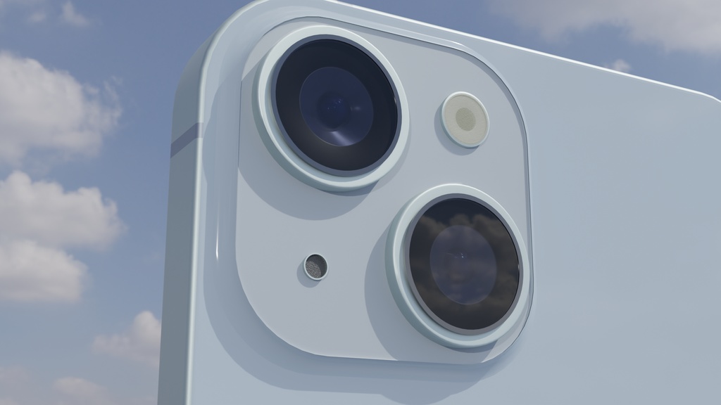 apple iPhone 14 model 全カラー〖Blender〗