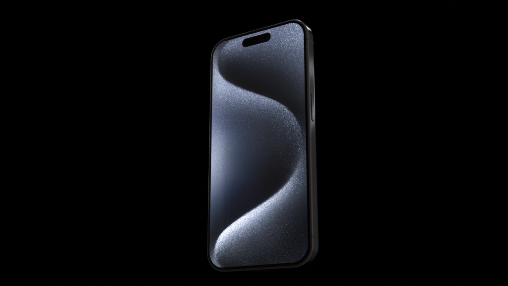 iPhone15 Pro 3D model 【blender】