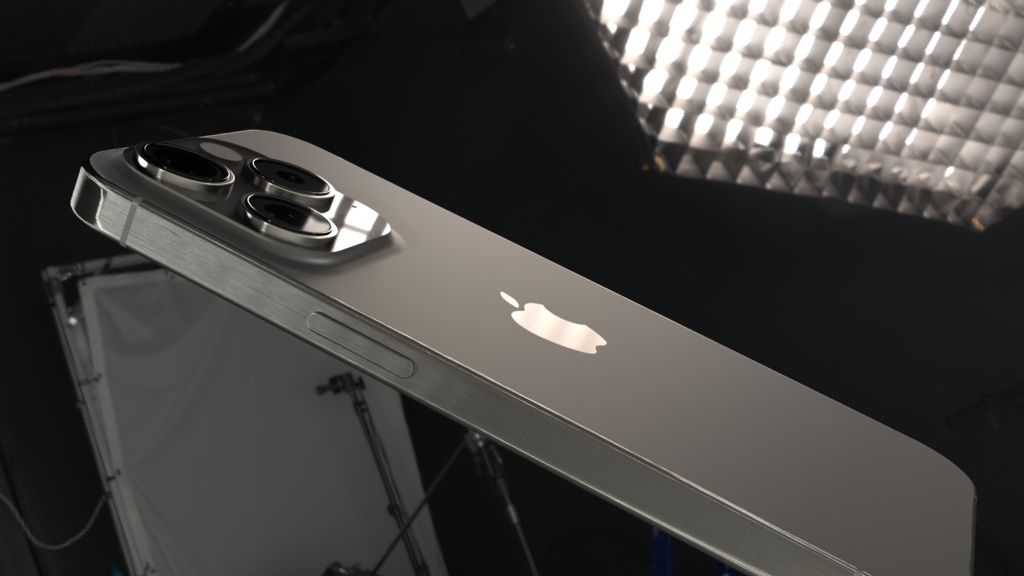 iPhone15 Pro 3D model 【blender】