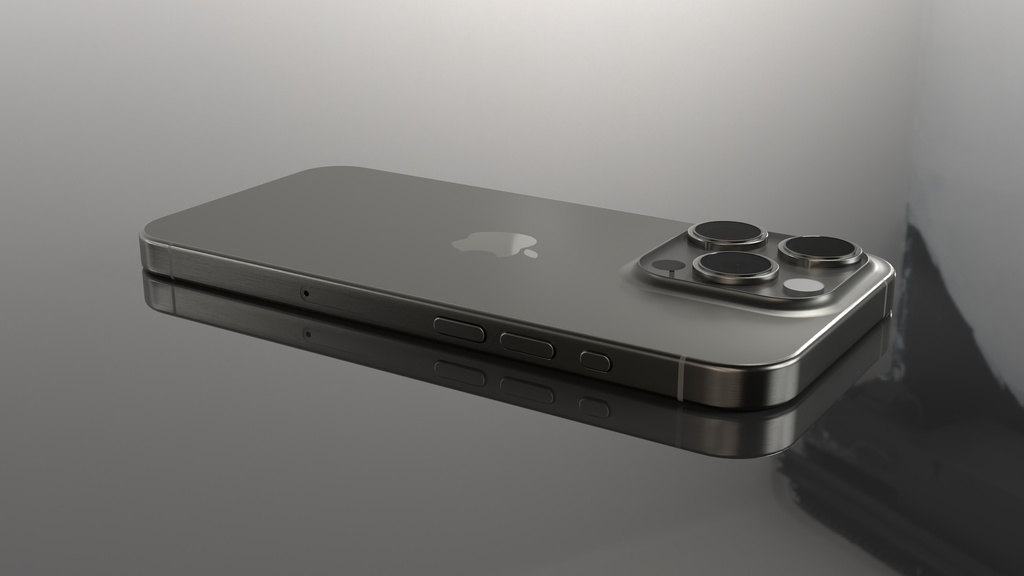 iPhone15 Pro 3D model 【blender】