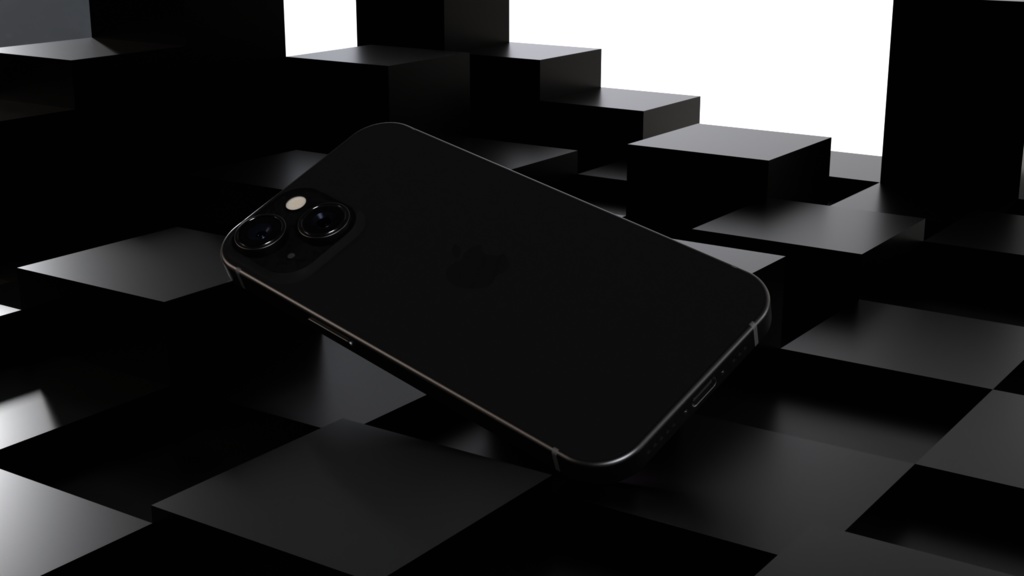 iPhone15 3D model 【blender】