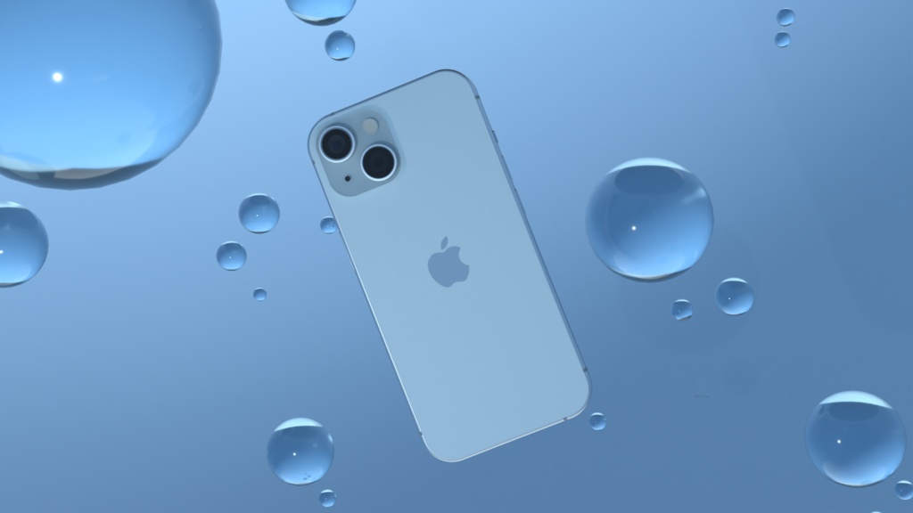 iPhone15 3D model 【blender】