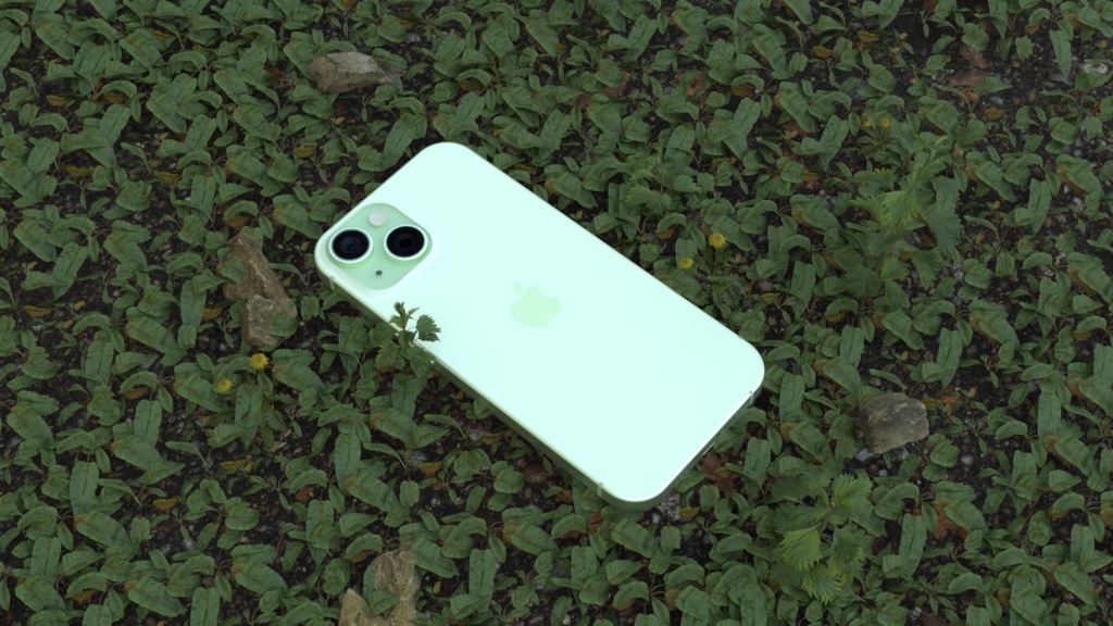 iPhone15 3D model 【blender】