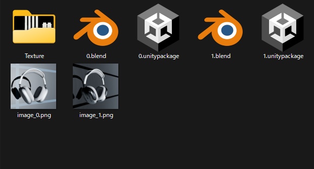 【ボーン設定済み】ヘッドホンセット! – Blender&VRC用アセット