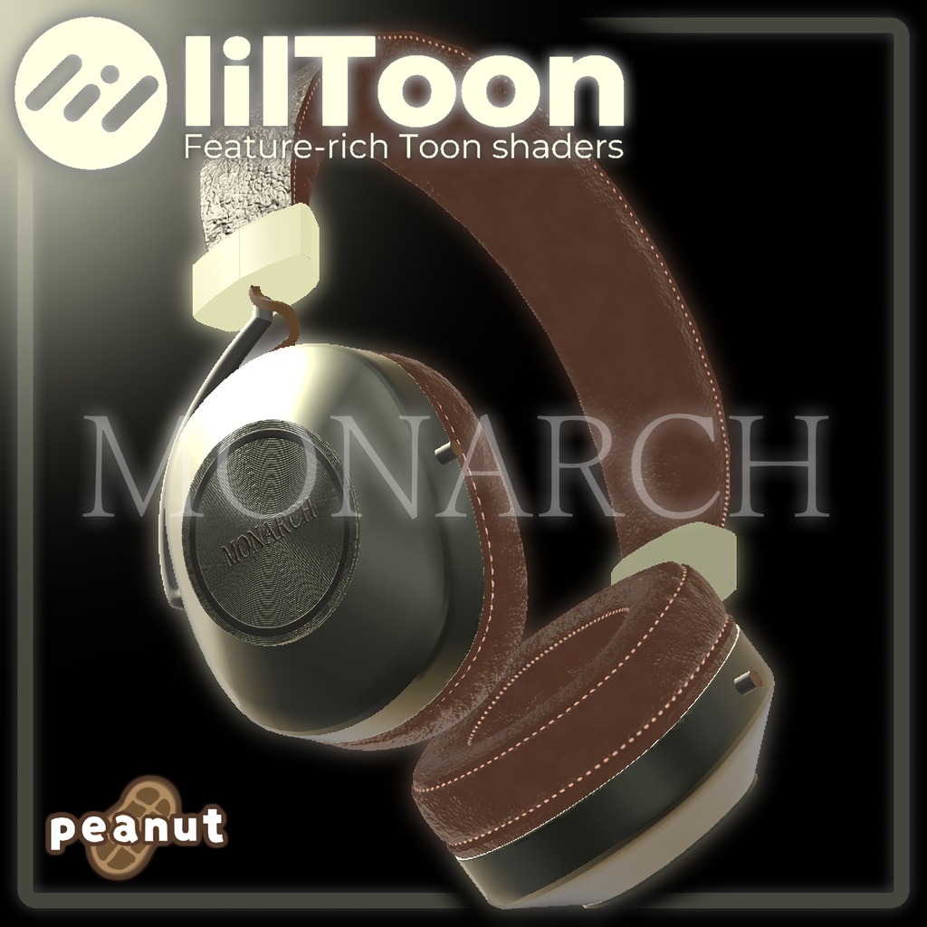 【ボーン設定済み】ヘッドホンセット! – Blender&VRC用アセット