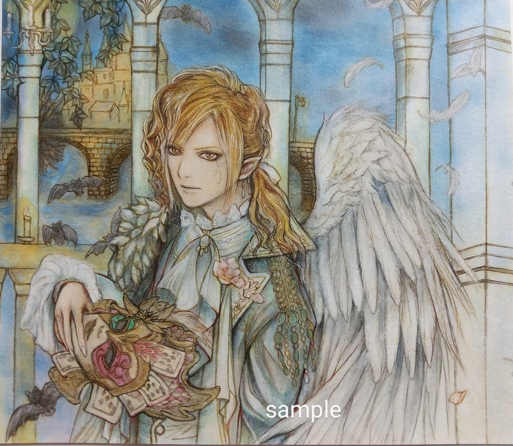 イラスト オリジナル  原画