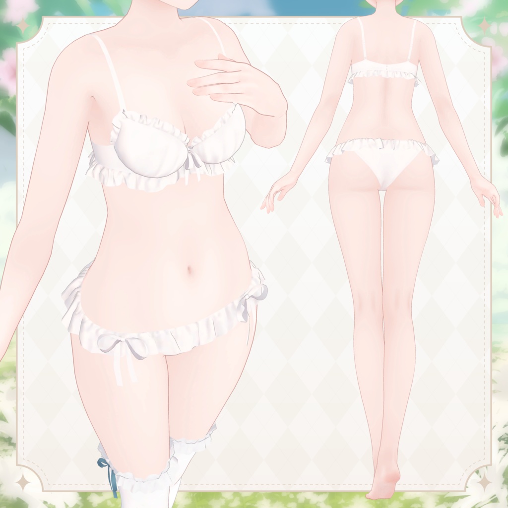 オリジナル3Dモデル「ことり」