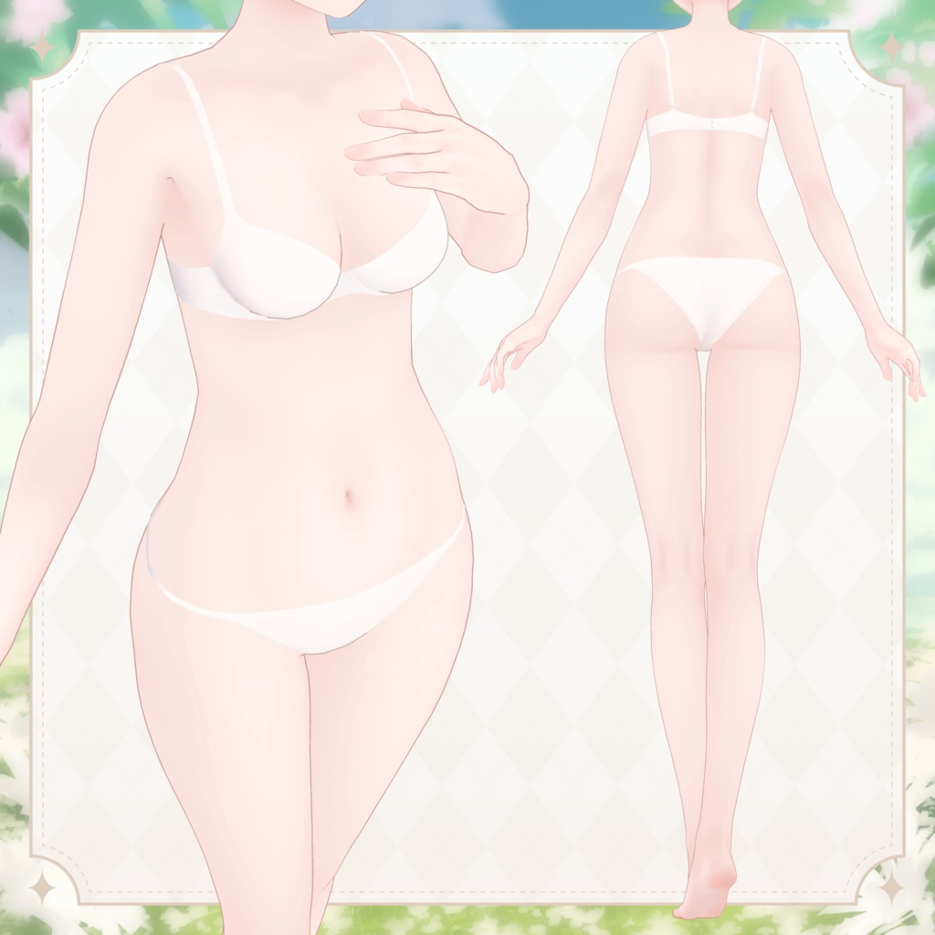 オリジナル3Dモデル「ことり」