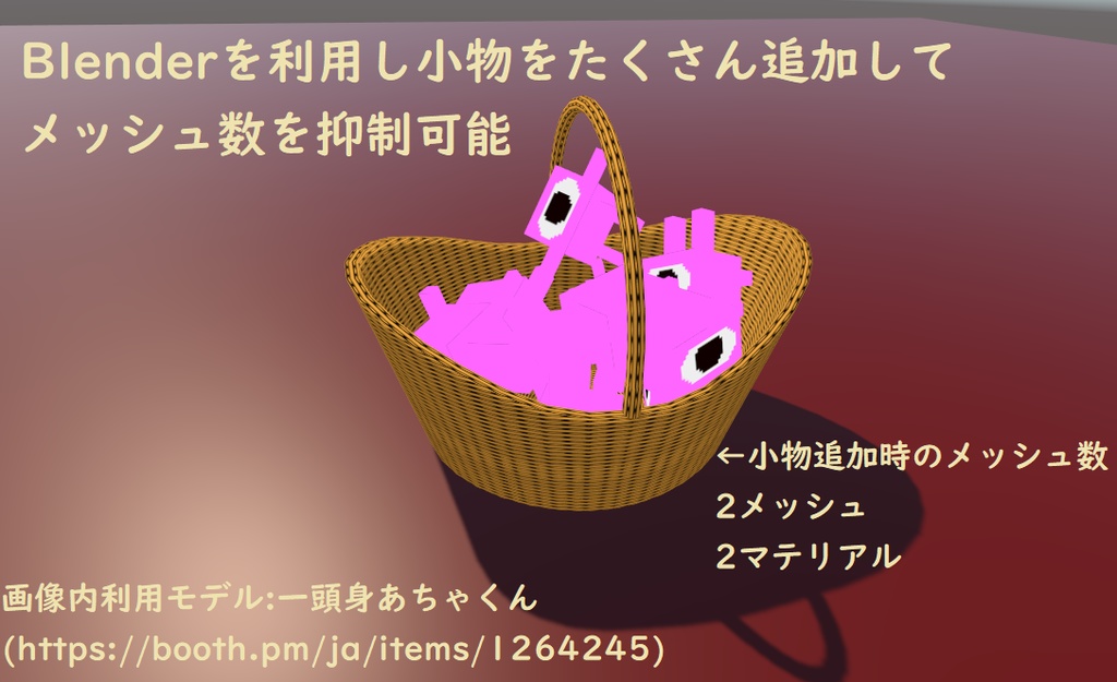 3Dモデル バスケット