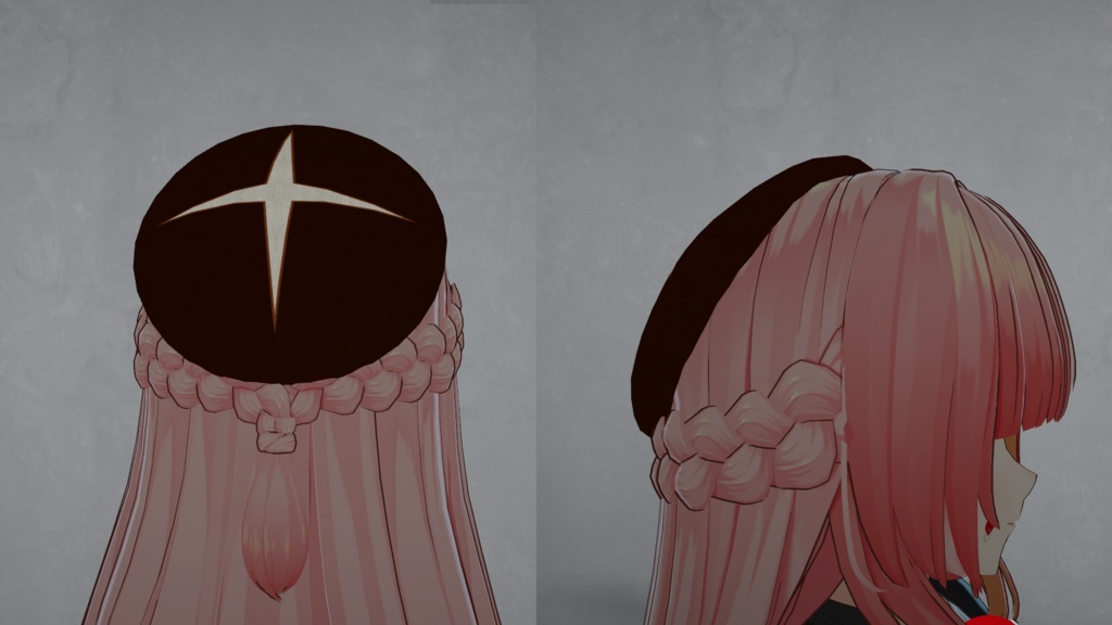 3Dモデル しいたけ帽子