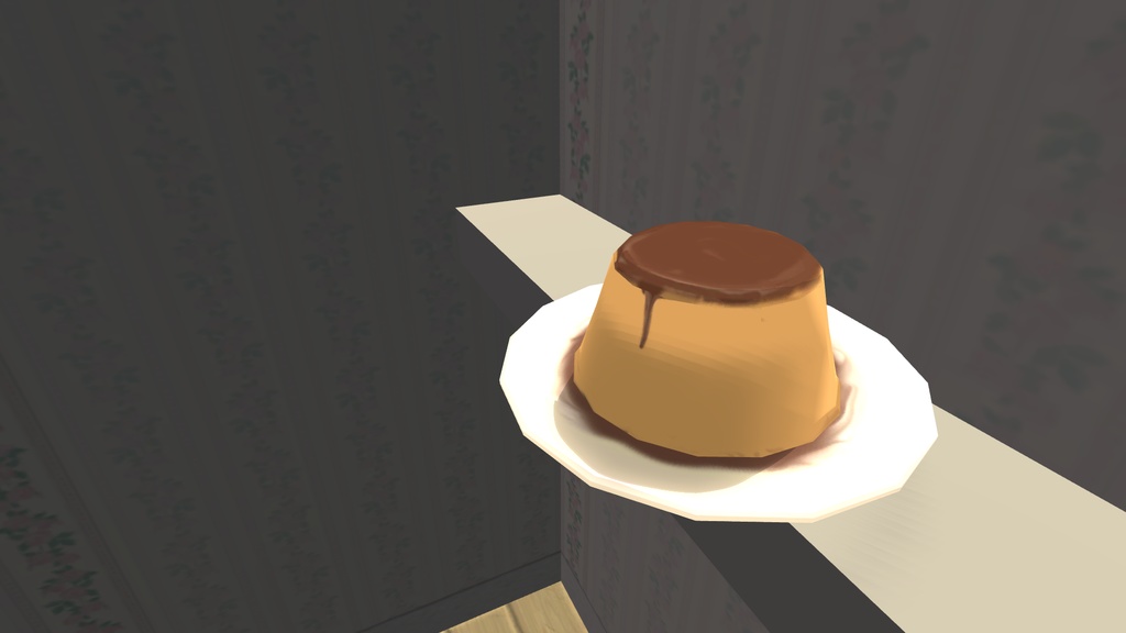 【3Dデータ】ぷるぷるプリン