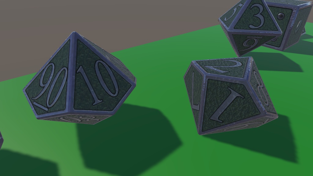 ダイスセット【7種x6色】【3Dデータ】SDK3対応版