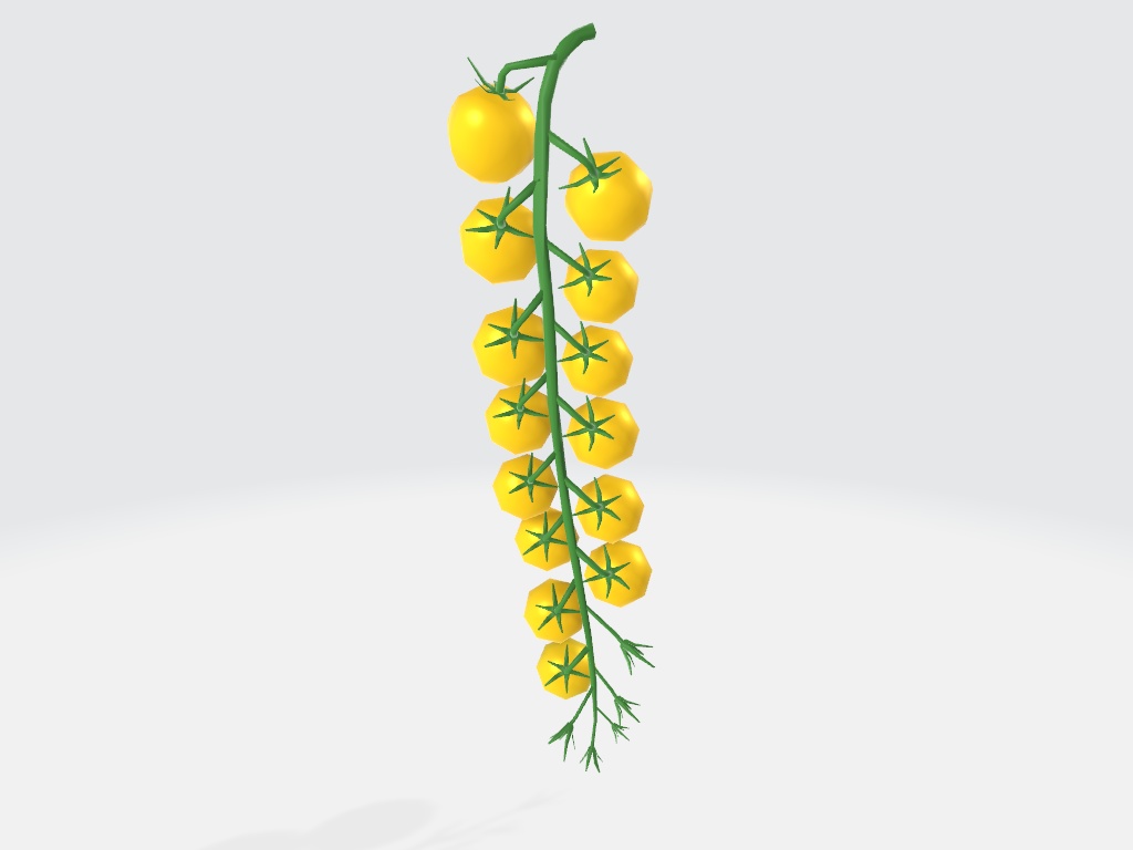カラフルミニトマトのハンギングバスケット【3Dデータ】【VCC対応版】