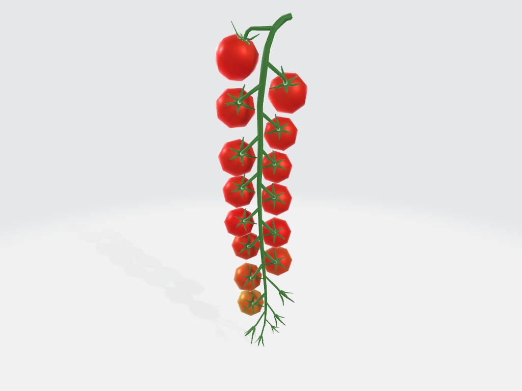 カラフルミニトマトのハンギングバスケット【3Dデータ】【VCC対応版】