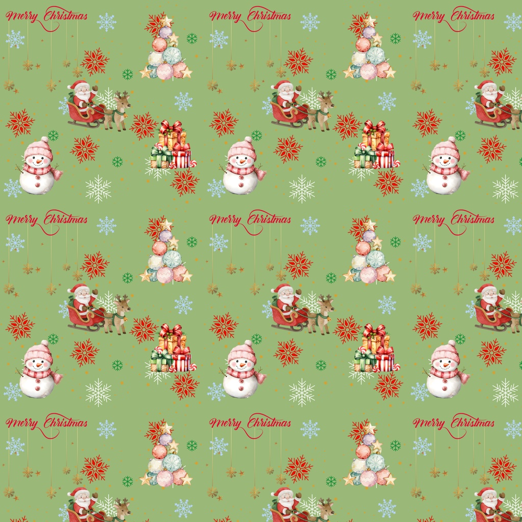 クリスマスデジタルペーパー「絵本みたいなクリスマス」