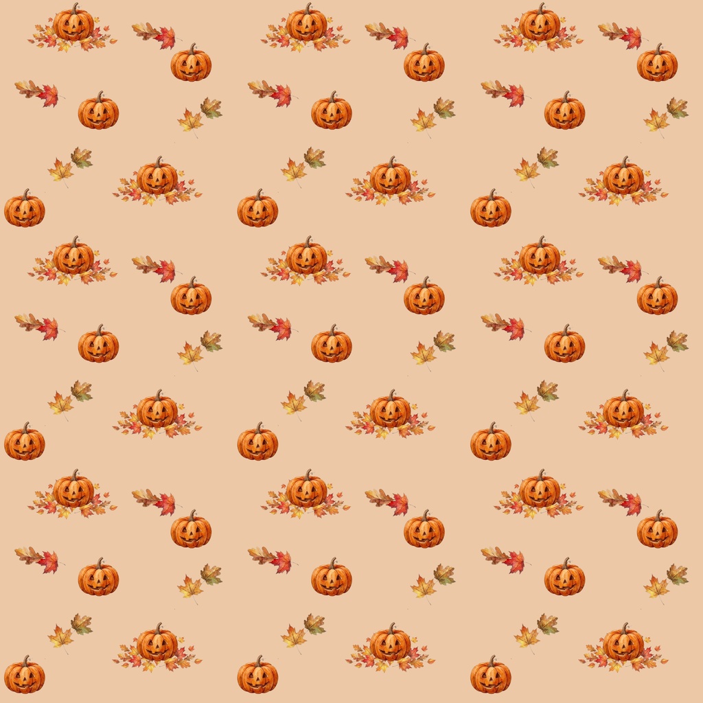 【商用利用可】水彩風ハロウィン シームレスパターン 4種セット【デジタルペーパー/背景素材】