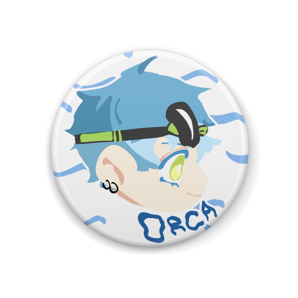 オルカ　缶バッジ