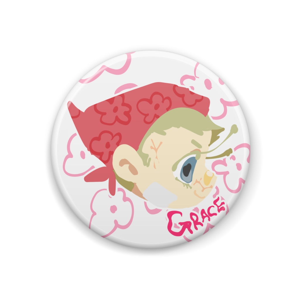 グラース・ベルカント 缶バッジ