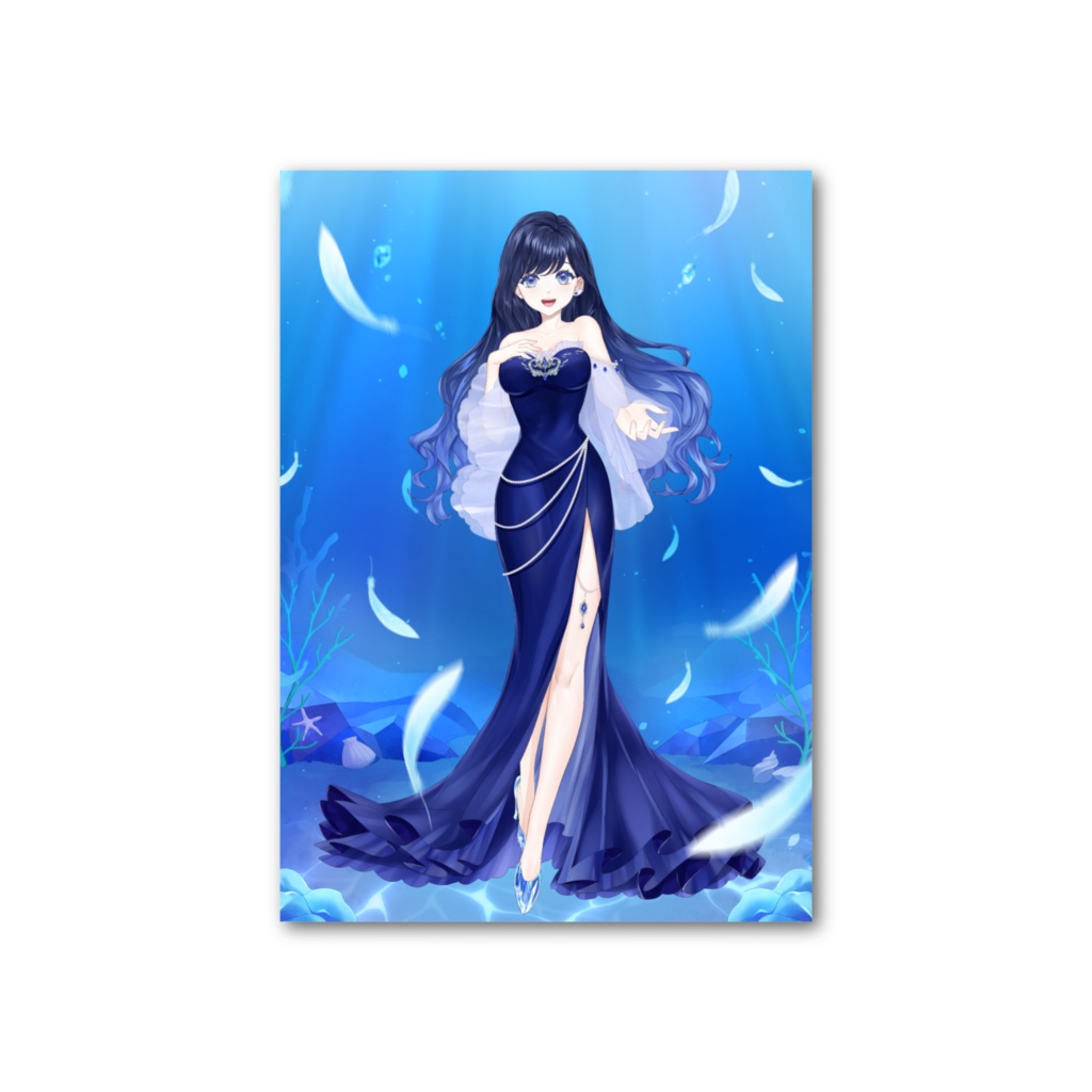 【チャンネル開設3周年記念グッズ】フォト風カード(オリジナル背景)