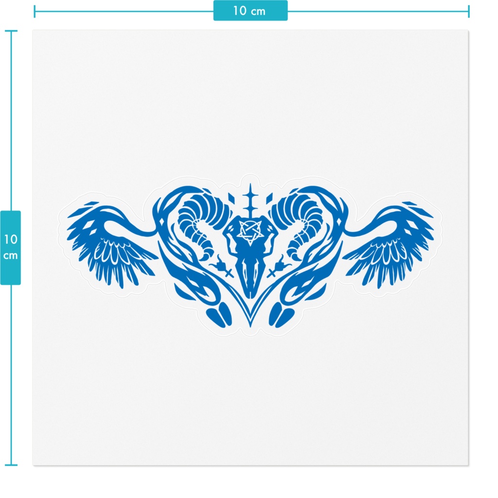 淫紋風オリジナルクリアステッカー